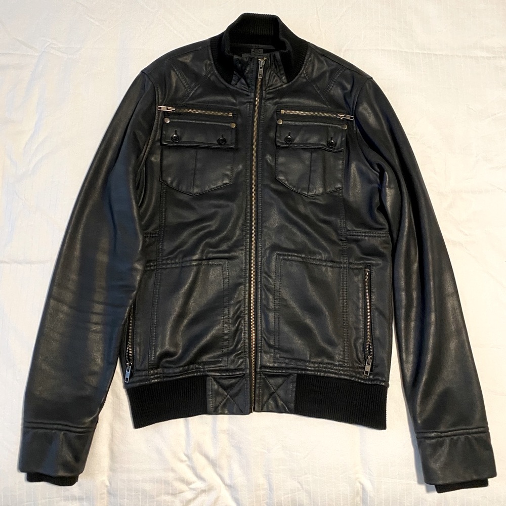 Waxed Canvas Bomber Jacket